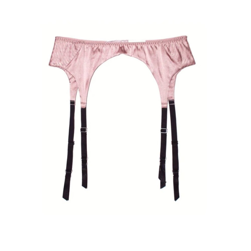 Fleur du Mal - Rose Pink Garter Belt